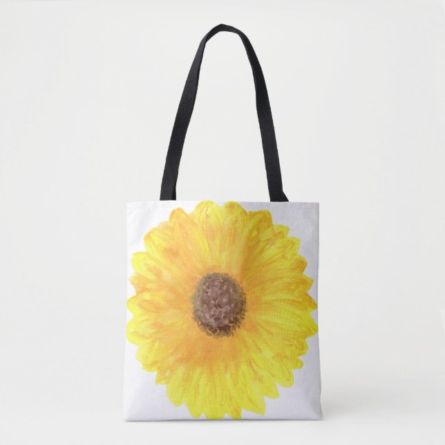 Bolso De Tela Giant Sunflower Grocery Bag (Anverso)