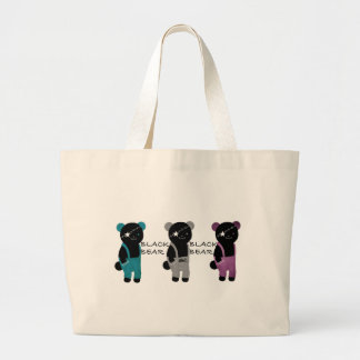 BOLSO DE TELA GIGANTE 黒クマ君