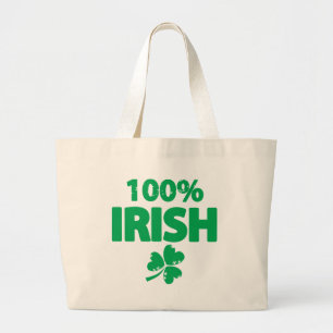 Bolso De Tela Gigante 100% irlandés