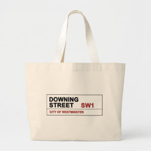 Bolso De Tela Gigante 10 Downing Street London Inglaterra