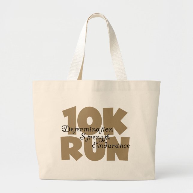 Bolso De Tela Gigante 10K Run Tan Sports Running (Frente)