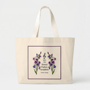 Bolso De Tela Gigante 12.º Tote Sinfónico Jumbo Cotton