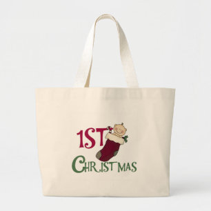 Bolso De Tela Gigante 1.ᵉʳ Navidad-bebé en reposición