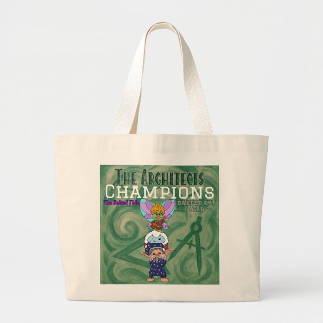 Bolso De Tela Gigante 2025 Salted Cup Championship Large Tote (Frente)