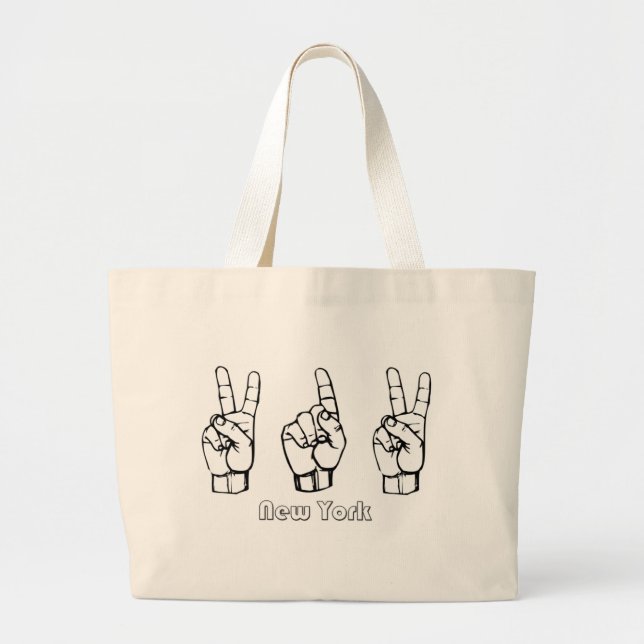 Bolso De Tela Gigante 212- - Nueva York (Frente)