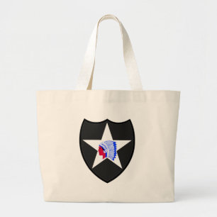 Bolso De Tela Gigante 2nd U.S. Infantry Division Indianhead