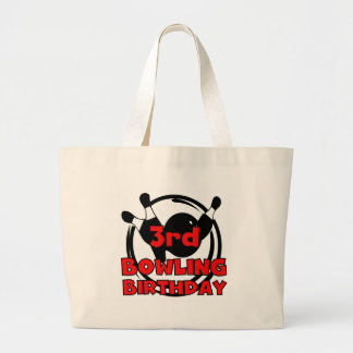 Bolso De Tela Gigante 3.ª bolera camisetas de cumpleaños y regalos