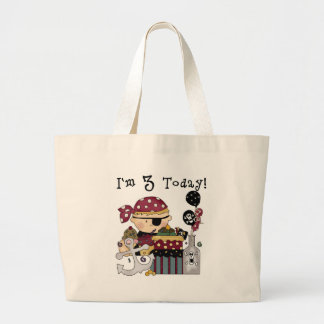Bolso De Tela Gigante 3.ª camiseta y regalo pirata de cumpleaños