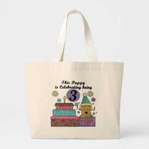 Bolso De Tela Gigante 3.ª Camiseta y Regalos de Aniversario