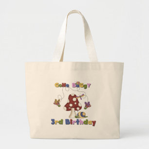 Bolso De Tela Gigante 3.ᵉʳ Bug Birthday Tshirts y regalos