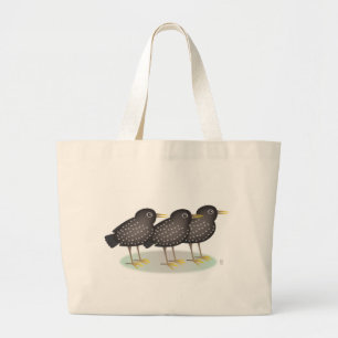 Bolso De Tela Gigante 3 starlings