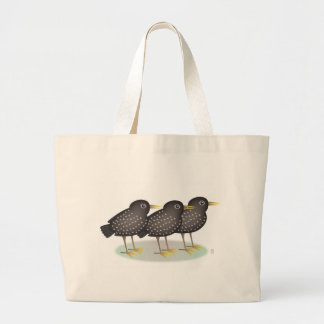 Bolso De Tela Gigante 3 starlings