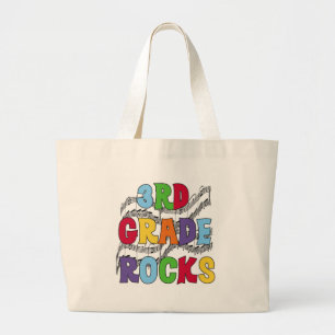Bolso De Tela Gigante 3ro rocas multicoloras del grado