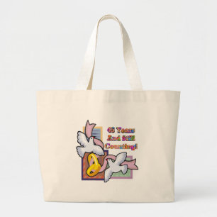 Bolso De Tela Gigante 45.o aniversario de boda GT