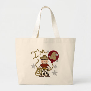 Bolso De Tela Gigante 4.ª Cowboy Camisetas y regalos de cumpleaños