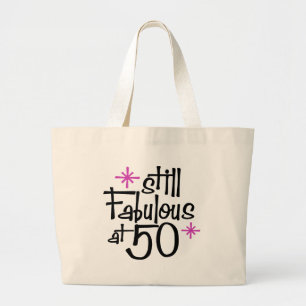 Bolso De Tela Gigante 50.º cumpleaños