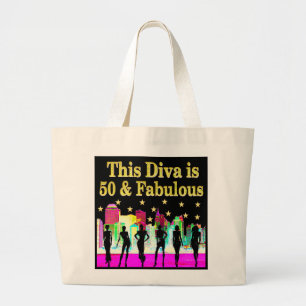 BOLSO DE TELA GIGANTE 50.º CUMPLEAÑOS DISEÑO DE LA CIUDAD DE NUEVA YORK