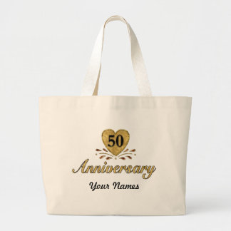 Bolso De Tela Gigante 50° Aniversario - Oro
