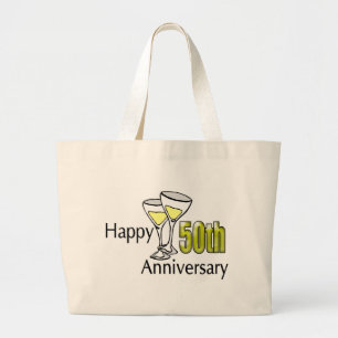 Bolso De Tela Gigante 50.o Regalos del aniversario de boda
