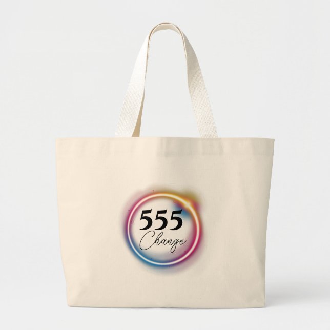Bolso De Tela Gigante 555 Cambiar Tote (Frente)