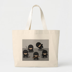 Bolso De Tela Gigante 5 ninjas