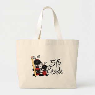 Bolso De Tela Gigante 5tas camisetas y regalos del grado de la mariquita