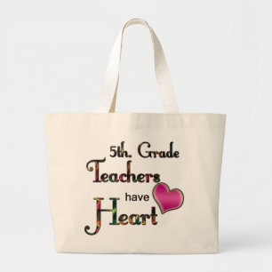 Bolso De Tela Gigante 5to. Los profesores del grado tienen corazón