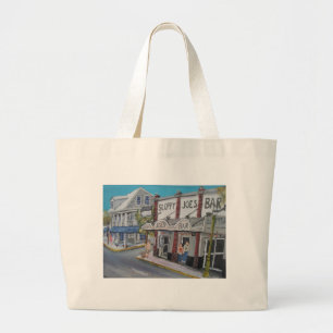 Bolso De Tela Gigante #600 Key West, la Florida por BuddyDogArt
