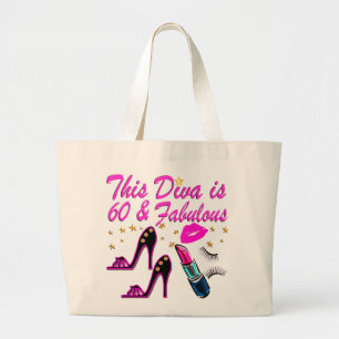 BOLSO DE TELA GIGANTE 60 Y FABULOUS DIVA
