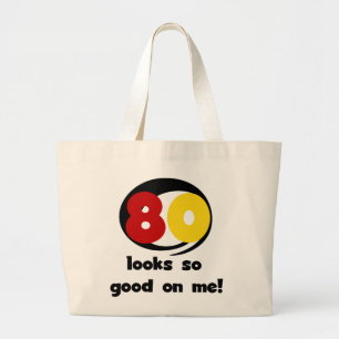 Bolso De Tela Gigante 80 se ve tan bueno conmigo camisetas y regalos