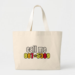 BOLSO DE TELA GIGANTE 867-5309