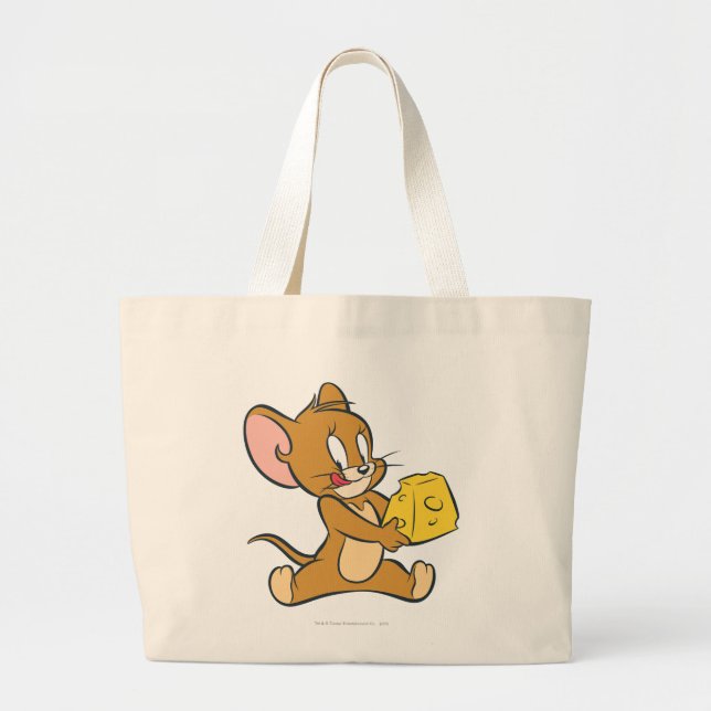 Bolso De Tela Gigante A Jerry Le Gusta Su Queso (Frente)