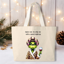 Bolso De Tela Gigante A las mujeres del Furry Verde Grumpy les encanta e