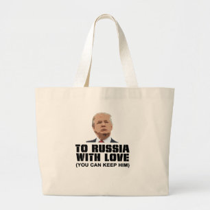 Bolso De Tela Gigante A Rusia con amor