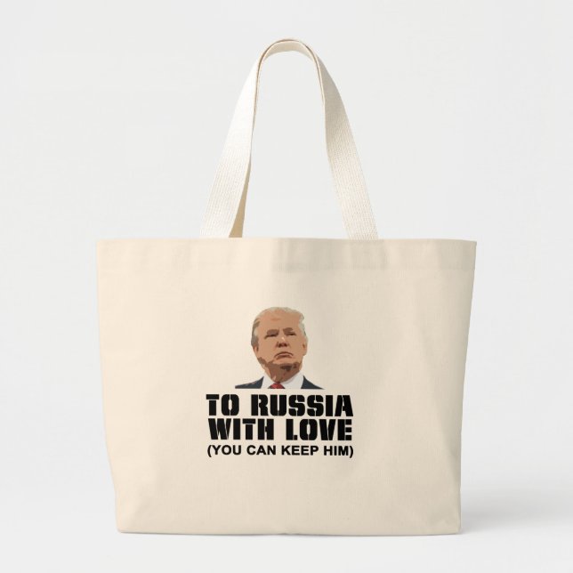 Bolso De Tela Gigante A Rusia con amor (Frente)