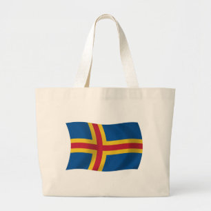 Bolso De Tela Gigante Aaland Flag Tote Bag