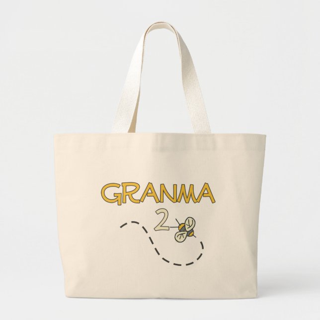 Bolso De Tela Gigante Abeja de Granma 2 (Frente)