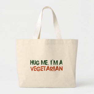 Bolso De Tela Gigante Abráceme que soy un vegetariano