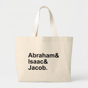 Bolso De Tela Gigante Abraham Isaac Jacob   3 Patriarcas del Judaísmo