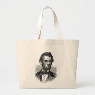 Bolso De Tela Gigante Abraham Lincoln Bag