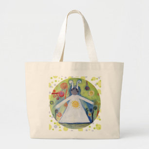 Bolso De Tela Gigante Abrazarme, Tote de criatura dulce