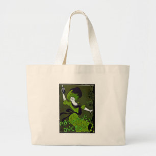Bolso De Tela Gigante Absinthe en verde
