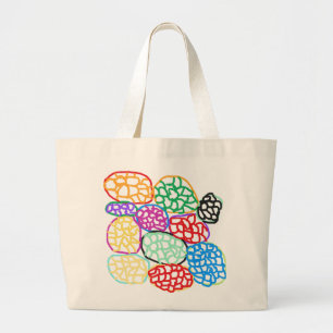 Bolso De Tela Gigante Abstrak6