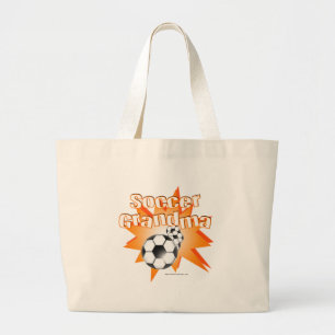 Bolso De Tela Gigante Abuela de Fútbol