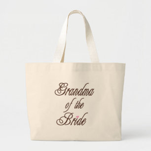 Bolso De Tela Gigante Abuela de los marrones con clase de la novia