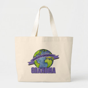 Bolso De Tela Gigante Abuela más grande del mundo