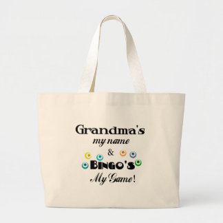 Bolso De Tela Gigante Abuela y bingo