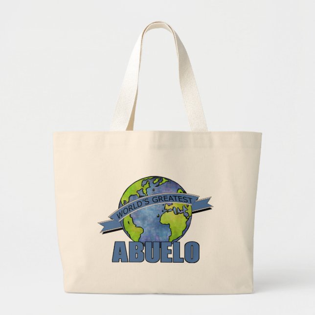 Bolso De Tela Gigante Abuelo más grande del mundo (Frente)