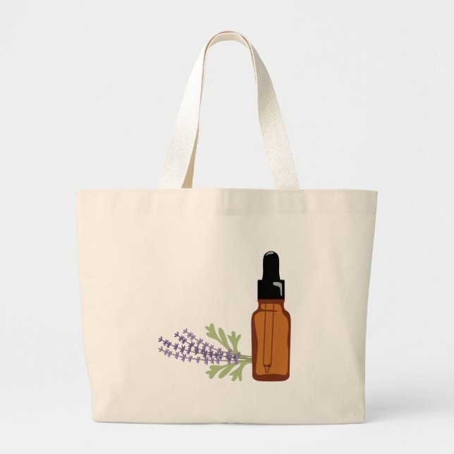 Bolso De Tela Gigante Aceite de lavanda (Frente)