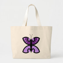 Acento Gráfico de Mariposa Morada Moderna Linda